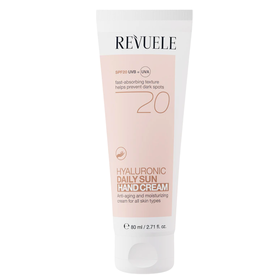 Revuele Hyaluronic Daily Sun Hand Cream Spf 20 80ml 1 Revuele Hyaluronic Daily Sun Hand Cream Spf 20 80ml