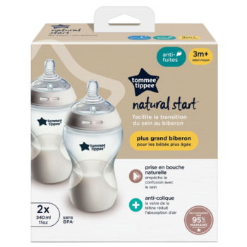 Tomme Tippee Biberon Natural Start 2x340ml