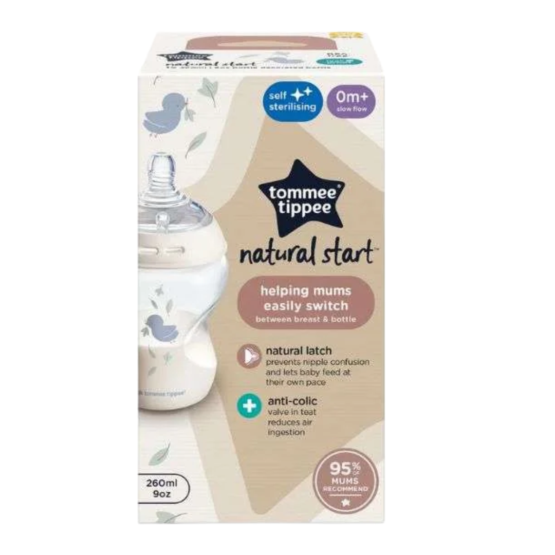 Tommee Tippee Biberon Natural Start Decor 260ml +0m Ref 42250206 1 Tommee Tippee Biberon Natural Start Decor 260ml +0m Ref 42250206