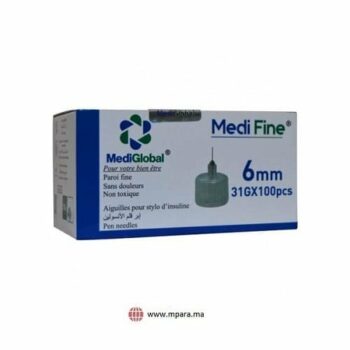 CAREFINE AIGUILLES STYLOS INSULINE 31G X 6MM 100PCS