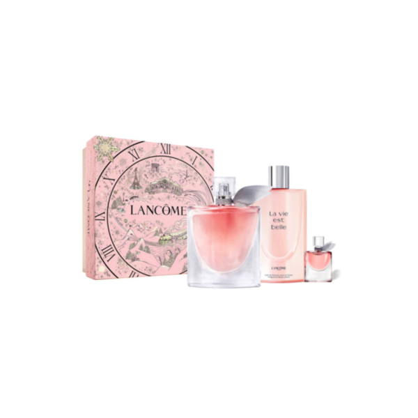 COFFRET LANCOME LA VIE EST BELLE EAU DE PARFUM 100ML +200ML+4ML 1 COFFRET LANCOME LA VIE EST BELLE EAU DE PARFUM 100ML +200ML+4ML