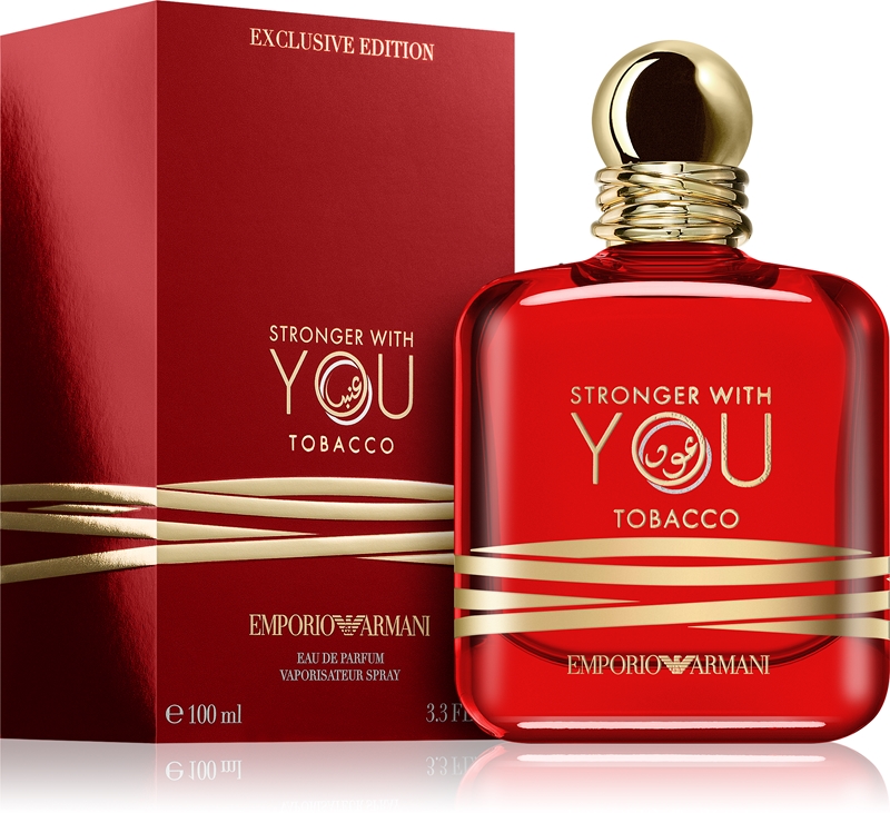EMPORIO ARMANI STRONGER WITH YOU TOBACCO 100ML 1 EMPORIO ARMANI STRONGER WITH YOU TOBACCO 100ML