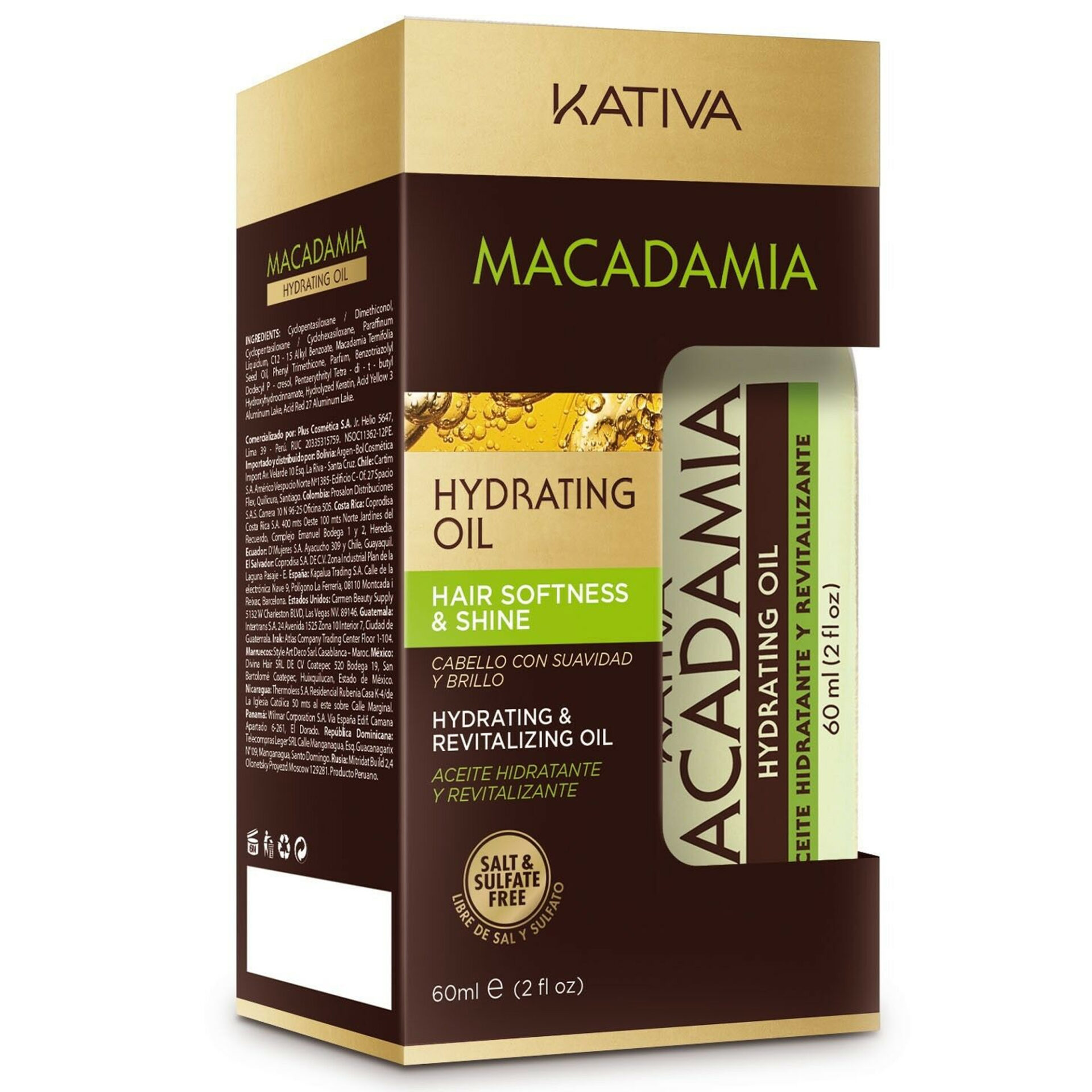 KATIVA MACADAMIA OIL 60ML 1 KATIVA MACADAMIA OIL 60ML
