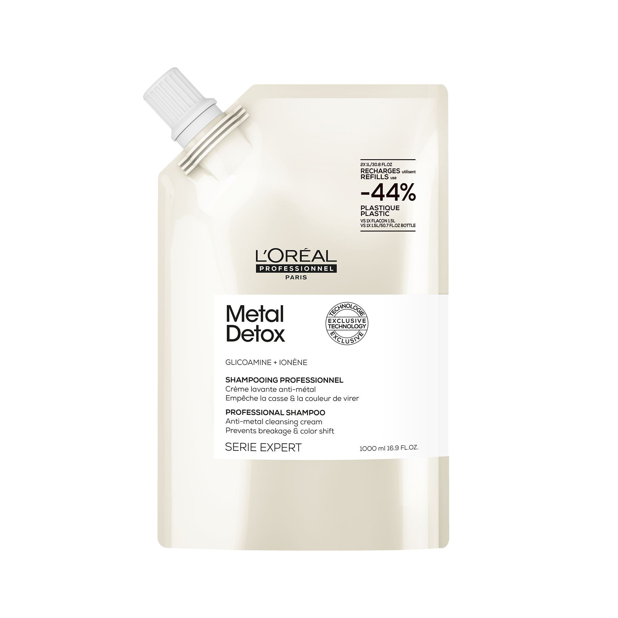 L'OREAL PROFESSIONNEL METAL DETOX RECHARGE 1000ML 1 L'OREAL PROFESSIONNEL METAL DETOX RECHARGE 1000ML
