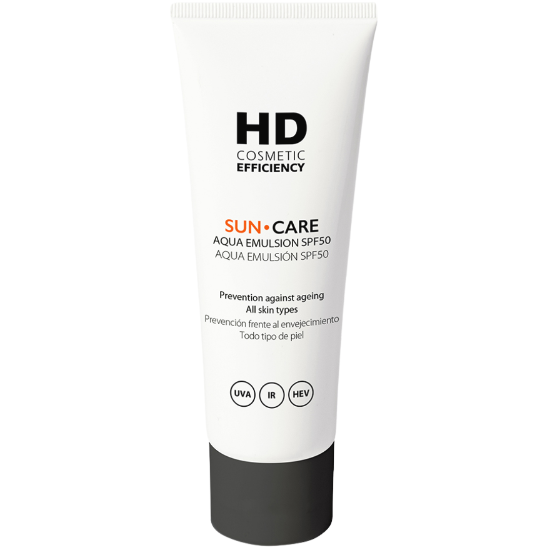 hd cosmetics sun care aqua emulsion anti age spf 50+ 50ml 1 hd cosmetics sun care aqua emulsion anti age spf 50+ 50ml