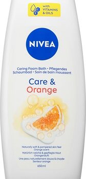 nivea gel douche care & orange 650ml
