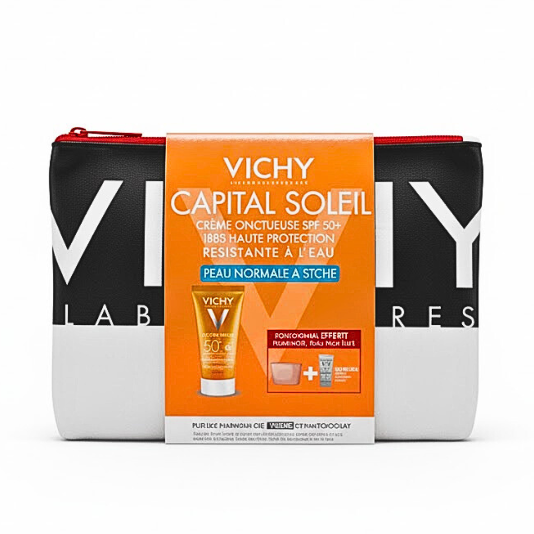 Vichy Capital Soleil Creme Octueuse Spf50+ 50ml+Retinol Format Voyage Trouss Instit 1 Vichy Capital Soleil Creme Octueuse Spf50+ 50ml+Retinol Format Voyage Trouss Instit