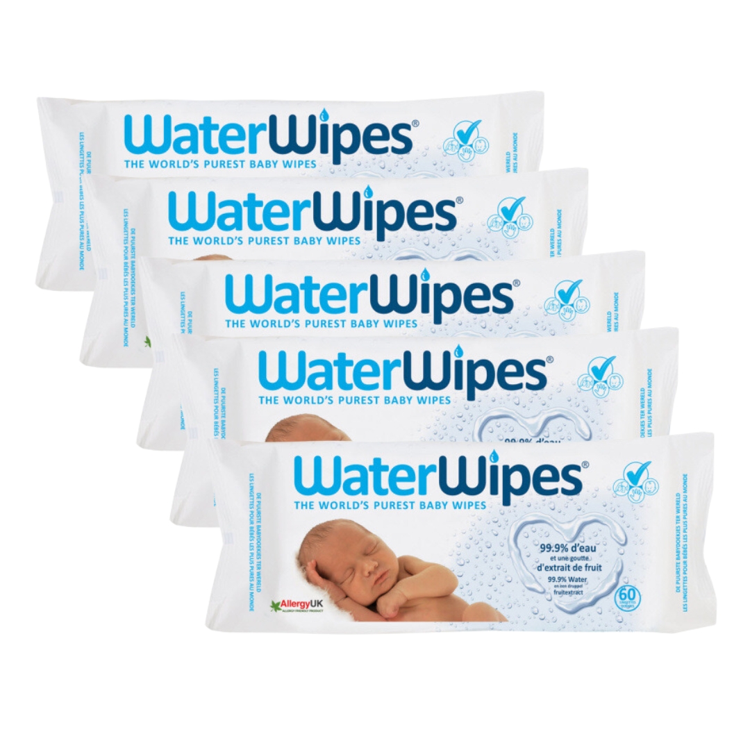 WaterWipes Lingettes Bebe Pack 5 Unités 1 WaterWipes Lingettes Bebe Pack 5 Unités