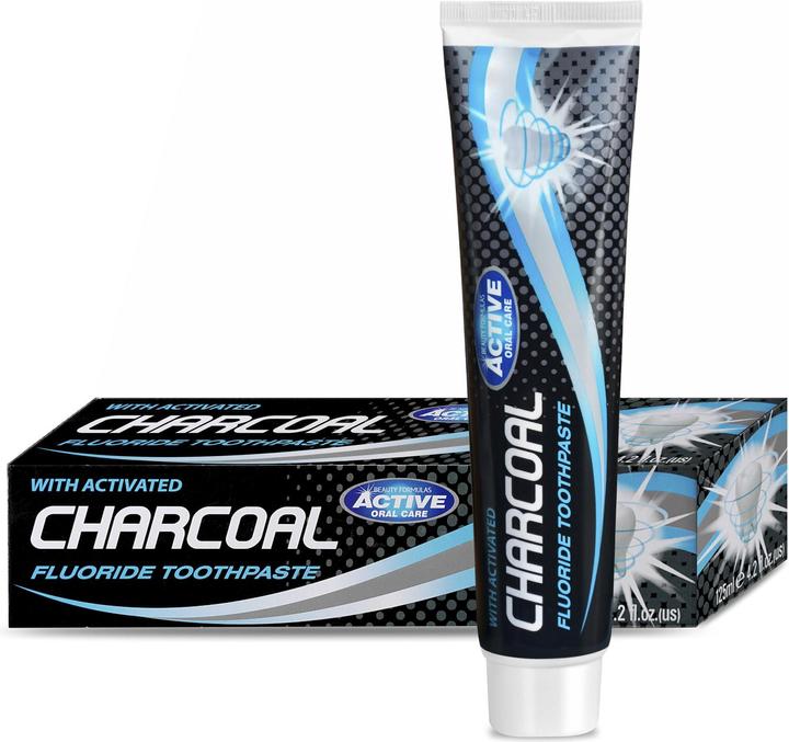 BEAUTY ACTIVE ORAL CARE CHARCOAL FLUORIDE DENTIFRICE 125ML 1 BEAUTY ACTIVE ORAL CARE CHARCOAL FLUORIDE DENTIFRICE 125ML