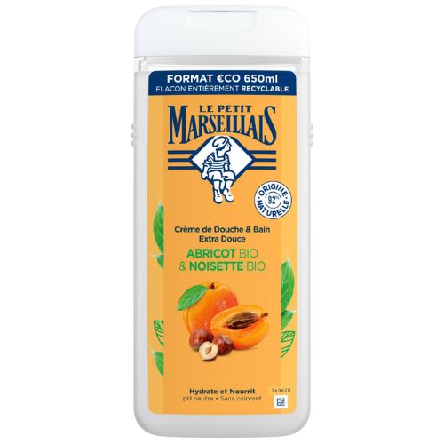le petit marselais gel douche abricot et noisette 650ml 1 le petit marselais gel douche abricot et noisette 650ml