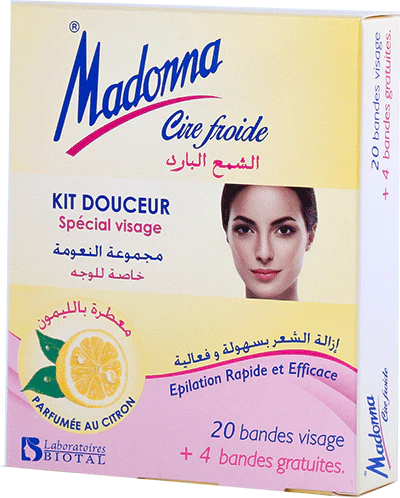 MADONNA CIRE FROIDE KIT VISAGE CITRON 1 MADONNA CIRE FROIDE KIT VISAGE CITRON