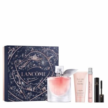 COFFRET LANCOME LA VIE EST BELLE EAU DE PARFUM 100ML + LAIT +MASCARA +10ML