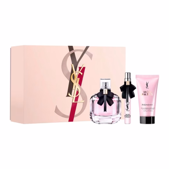 COFFRET YVES SAINT LAURENT MON PARIS EAU DE PARFUM 90ML + LAIT 50ML + 10ML