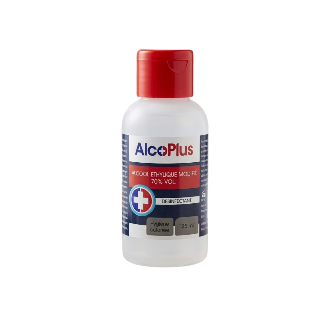 Alcoplus Alcool Ethylique 70% 125ml 1 Alcoplus Alcool Ethylique 70% 125ml