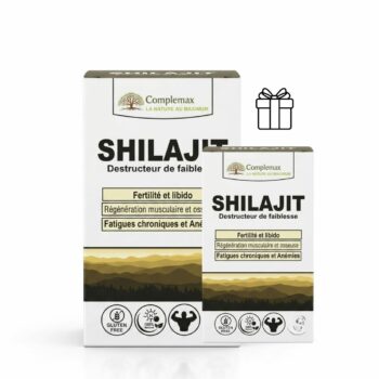 Complemax Shilajit 60 Gelules + Complemax Shilajit Echantillon Offert
