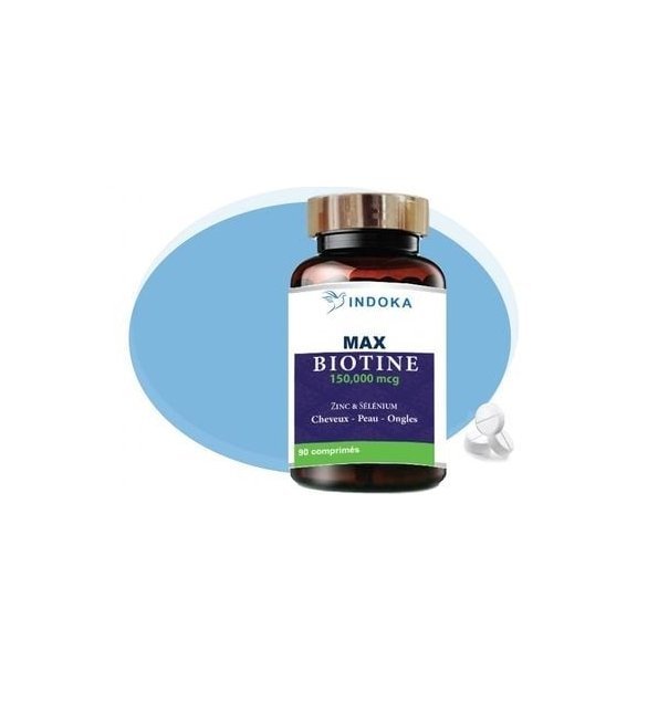 Indoka Max Biotine 150mg 90cps 1 Indoka Max Biotine 150mg 90cps