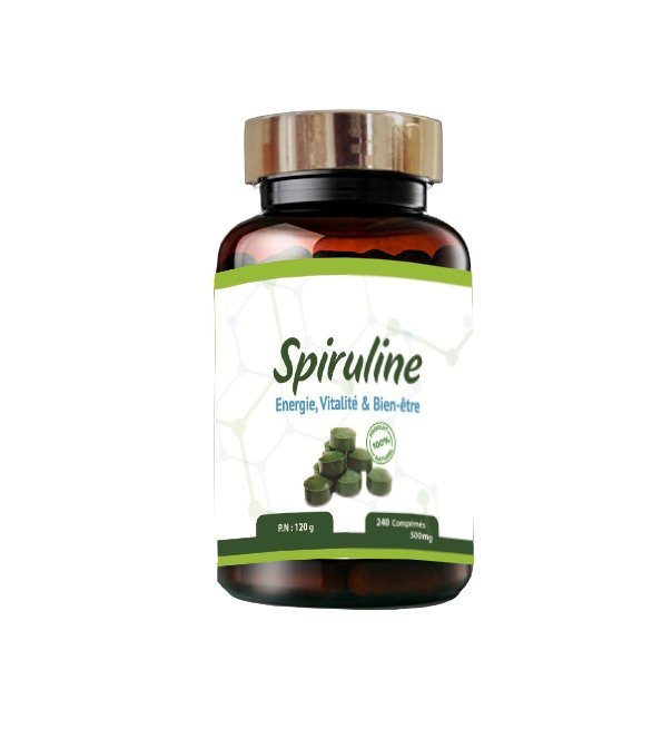 Indoka spiruline 120g 240cps 1 Indoka spiruline 120g 240cps