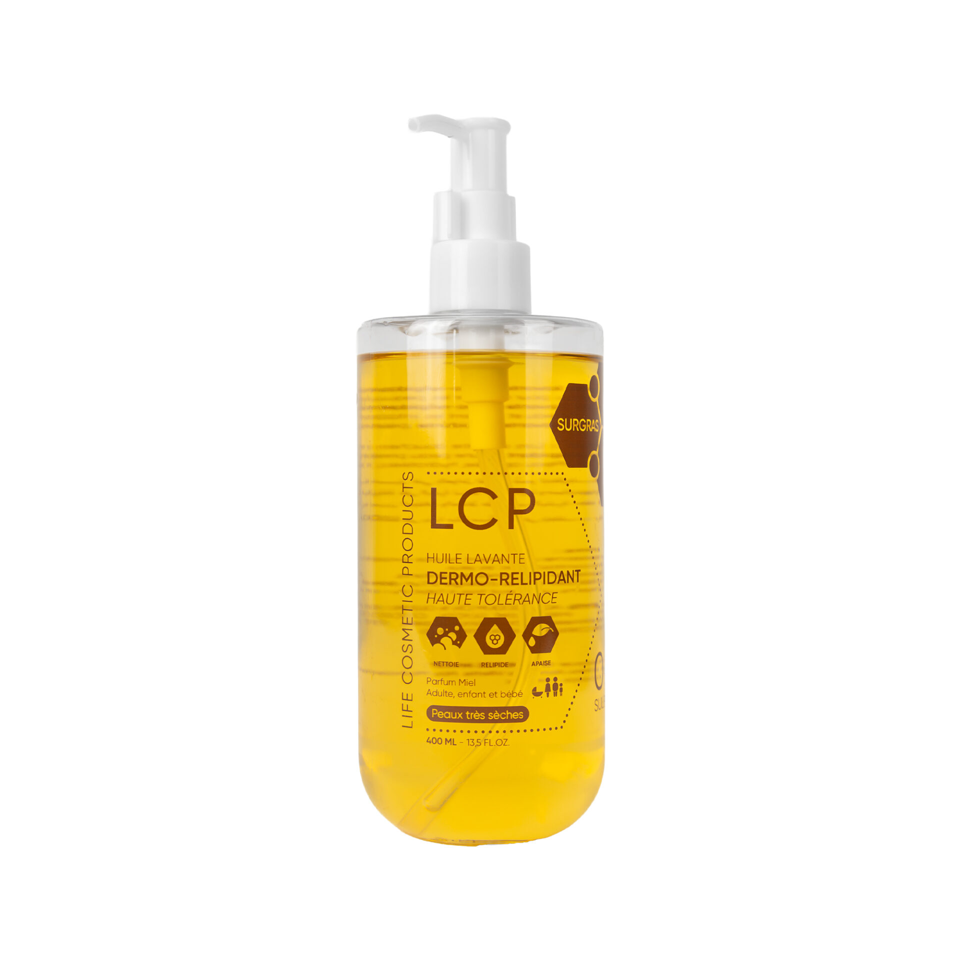 Lcp Huile Lavante Dermo Relipidant 400ml