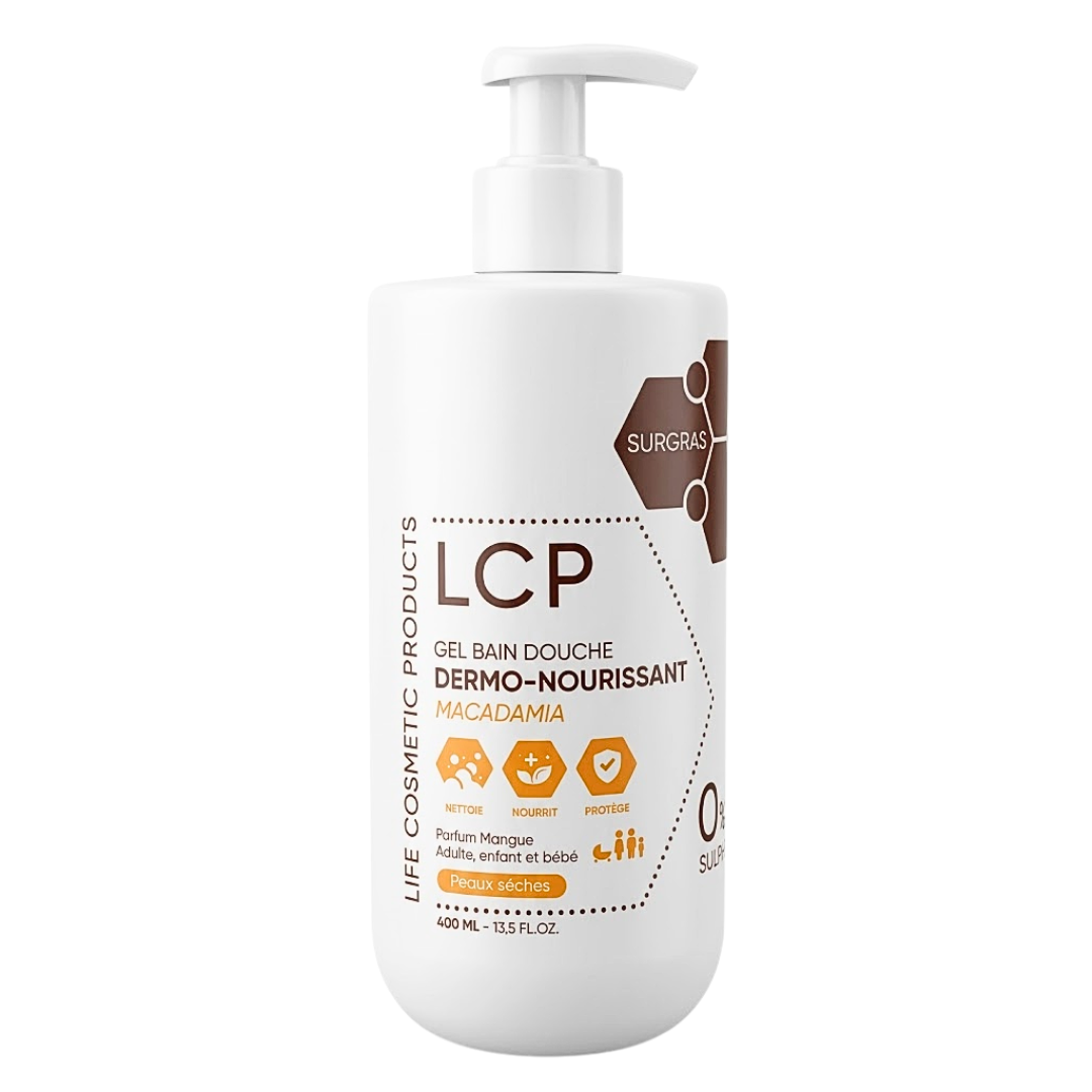 Lcp Gel Bain Douche Macadamia 400ml 1 Lcp Gel Bain Douche Macadamia 400ml