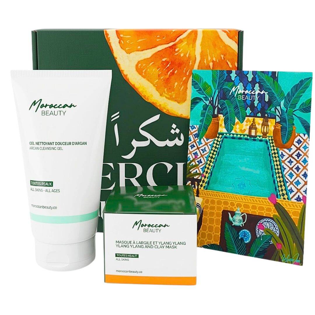 Moroccan Beauty Purifiant Gel Nettoyant + Masque Ylang Ylang Duo Pack 1 Moroccan Beauty Purifiant Gel Nettoyant + Masque Ylang Ylang Duo Pack
