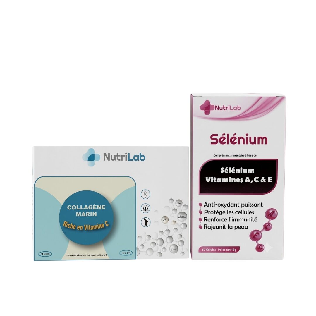 Nutrilab Collagen Marin 90 Gelules+Selenium 60 Gelules Pack 1 Nutrilab Collagen Marin 90 Gelules+Selenium 60 Gelules Pack
