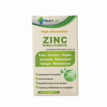 Nutrilab Zinc Bisglycinate 60 Gelules