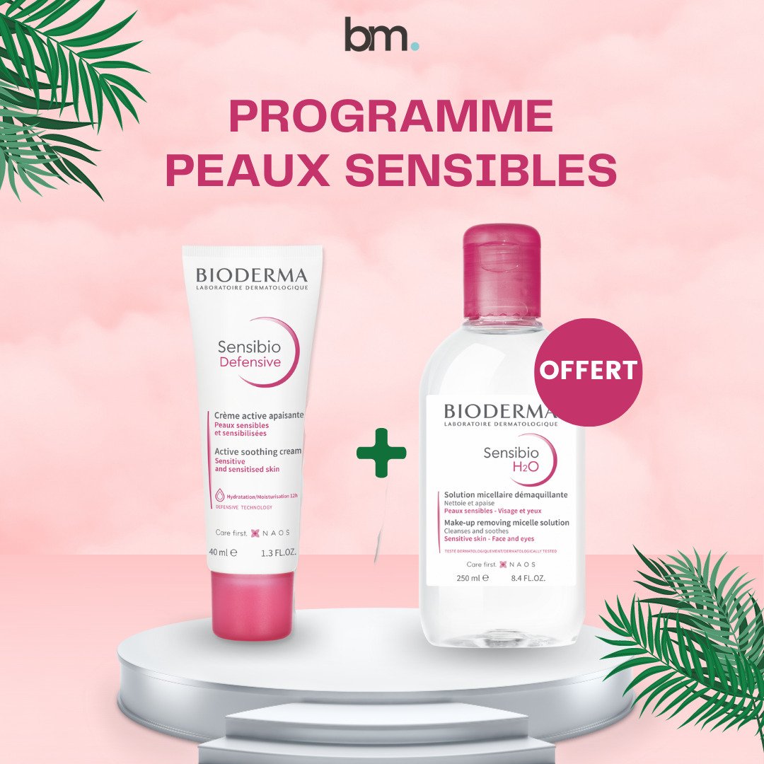 Bioderma Sensibio Duo Coffret Defensive Creme 40ml+H2O 250ml OFFERT 1 Bioderma Sensibio Duo Coffret Defensive Creme 40ml+H2O 250ml OFFERT