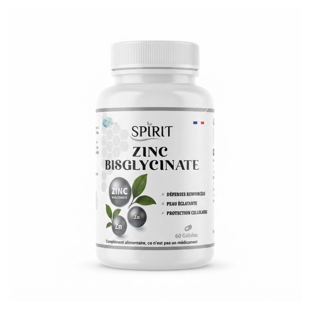 Spirit Zinc Bisglycinate 60 Gelules