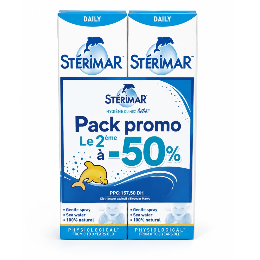 Sterimar Bebe Hygiene Du Nez Pack Le 2éme -50% 1 Sterimar Bebe Hygiene Du Nez Pack Le 2éme -50%
