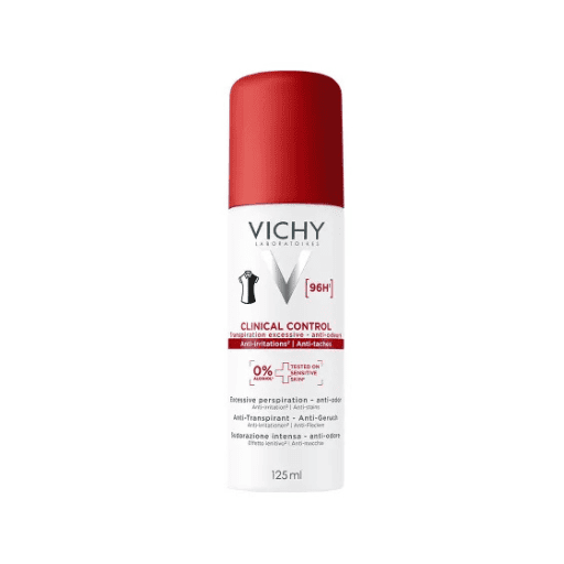 Vichy Deodorant Aerosol Clinical Control Spray 96h Femme 125ml 1 Vichy Deodorant Aerosol Clinical Control Spray 96h Femme 125ml
