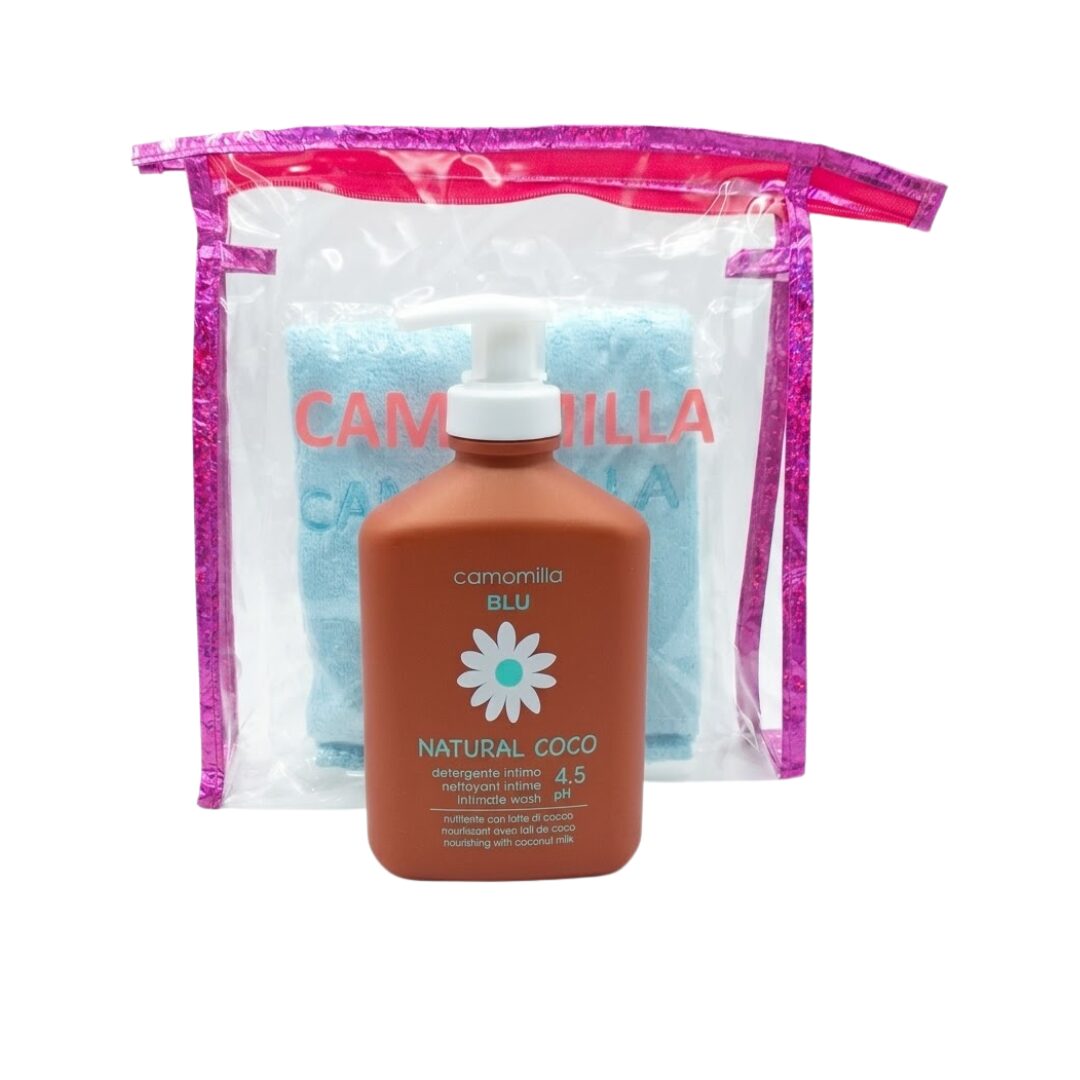 Camomilla Blu Natural Coco 300ml+Serviette Trousse 1 Camomilla Blu Natural Coco 300ml+Serviette Trousse