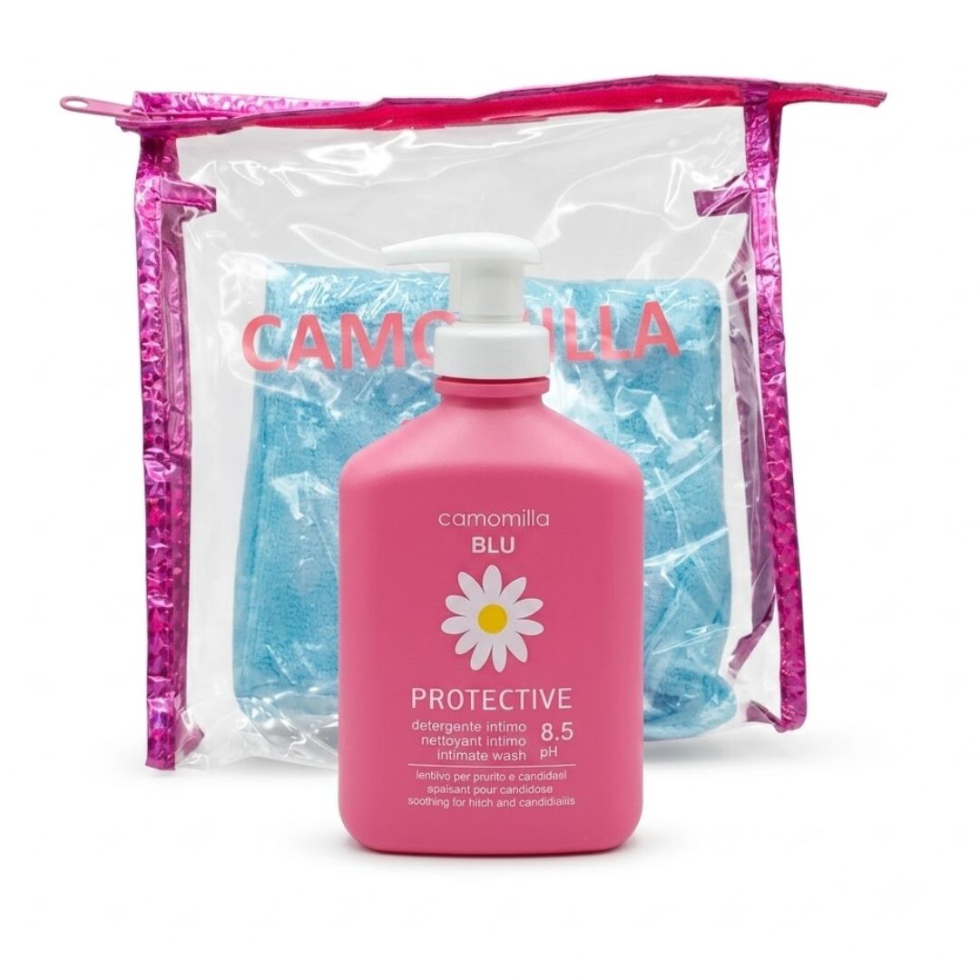 Camomilla Blu Protective 300ml+Serviette Trousse 1 Camomilla Blu Protective 300ml+Serviette Trousse