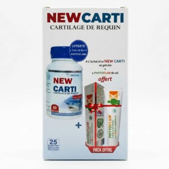 Indoka Carti 60gelule+Phytoflam 80ml Pack