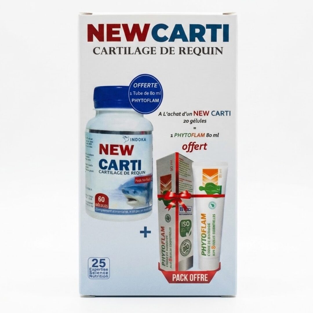 Indoka Carti 60gelule+Phytoflam 80ml Pack 1 Indoka Carti 60gelule+Phytoflam 80ml Pack