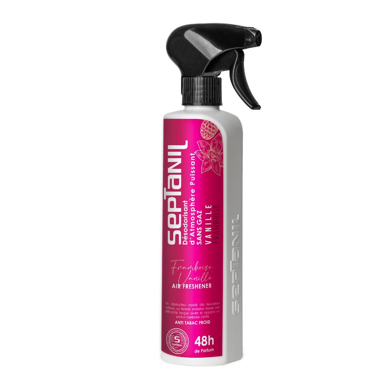 Septanil Desodorisant D'atmosphere Framboise Vanille 500ml 1 Septanil Desodorisant D'atmosphere Framboise Vanille 500ml