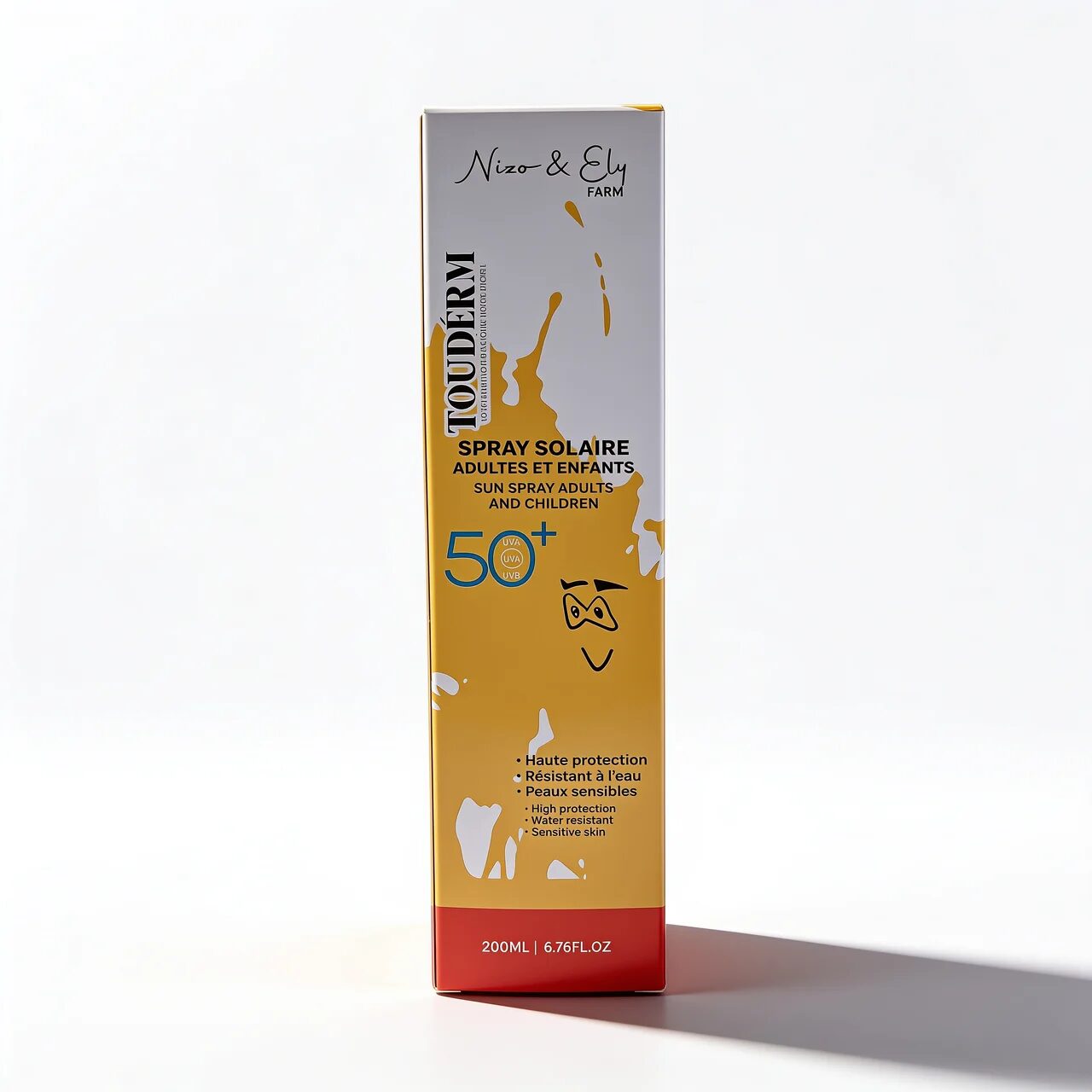 Touderm Spray Solaire spf50+ 200ml