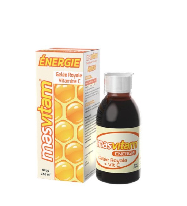 Masvitam Energie Gelee royale & Vitamine C sirop 150ml 1 Masvitam Energie Gelee royale & Vitamine C sirop 150ml