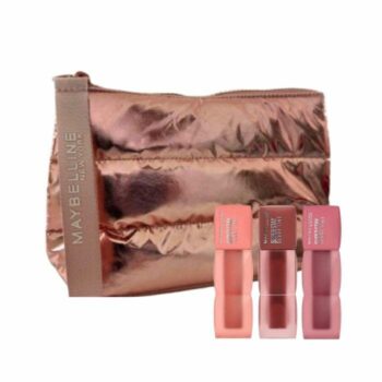 MAYBELLINE LOT DE 3 SUPERSTAY TEDDY TINT 10-15-55 + TROUSSE OFFERTE