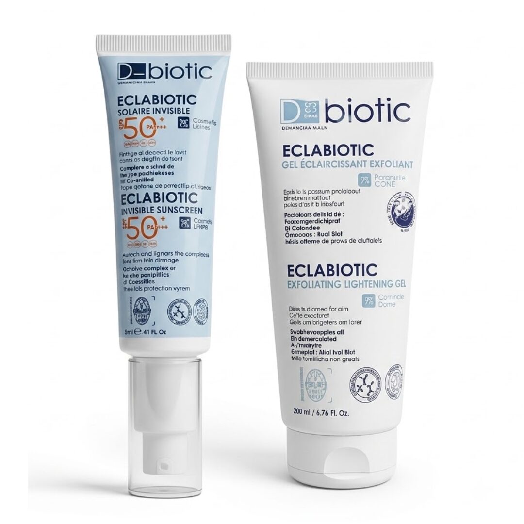 D-biotic"Eclabiotic Solaire Invisible+Gel Eclaircissant ECH" Duo Pack 1 D-biotic"Eclabiotic Solaire Invisible+Gel Eclaircissant ECH" Duo Pack