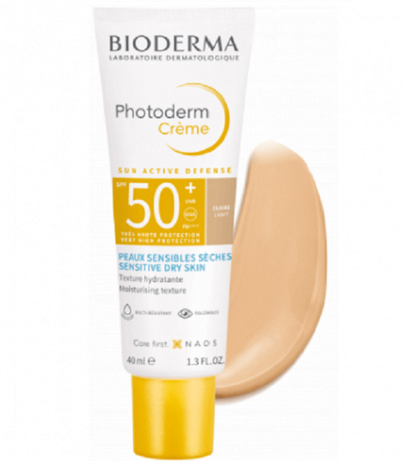 Bioderma Photoderm Ecran Creme Teinte Claire spf50+ 40ml 1 Bioderma Photoderm Ecran Creme Teinte Claire spf50+ 40ml