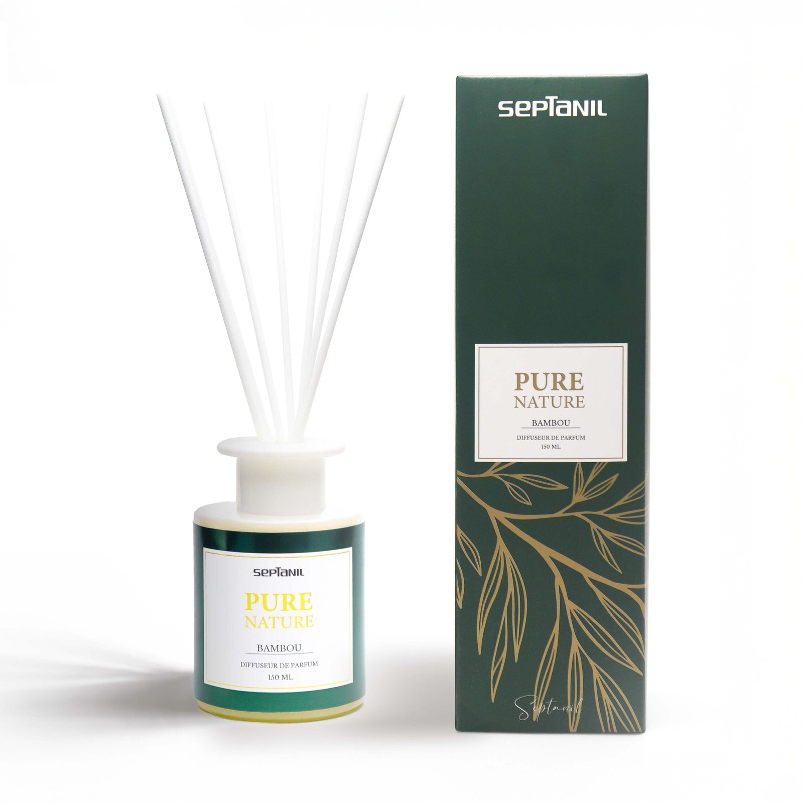 Septanil Diffuseur De Senteur En Bambou Pure Nature 150ml 1 Septanil Diffuseur De Senteur En Bambou Pure Nature 150ml