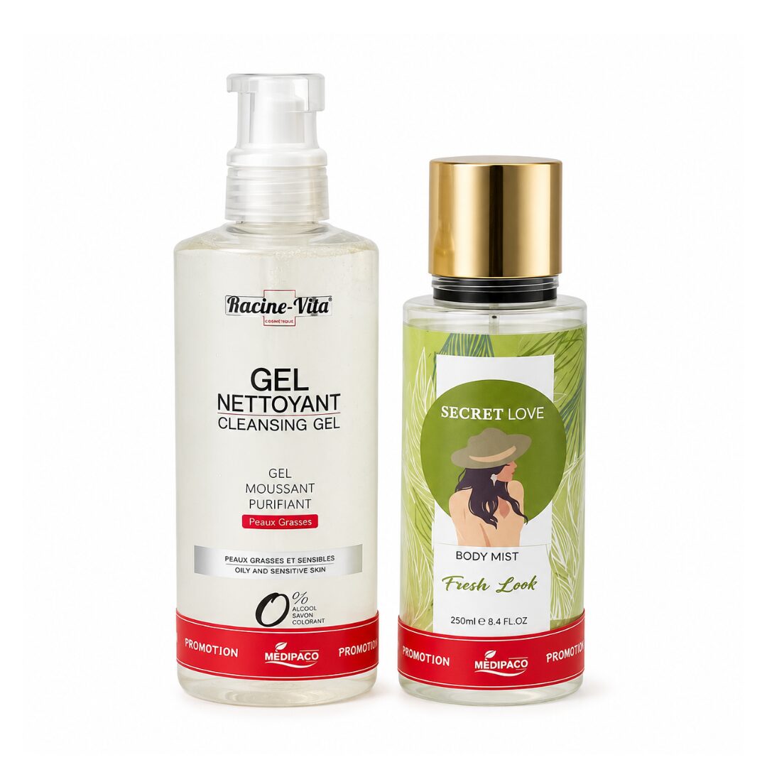Racine Vita Gel Moussant Peaux Grasses 420ml+Secret Love Body Mist Pack 1 Racine Vita Gel Moussant Peaux Grasses 420ml+Secret Love Body Mist Pack