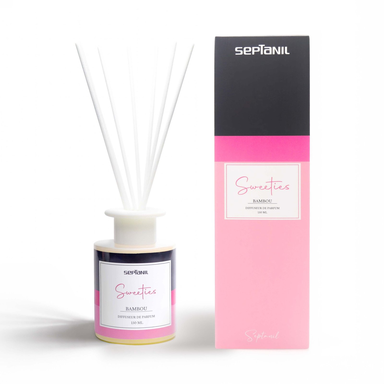 Septanil Diffuseur De Senteur En Bambou Sweeties 150ml 1 Septanil Diffuseur De Senteur En Bambou Sweeties 150ml