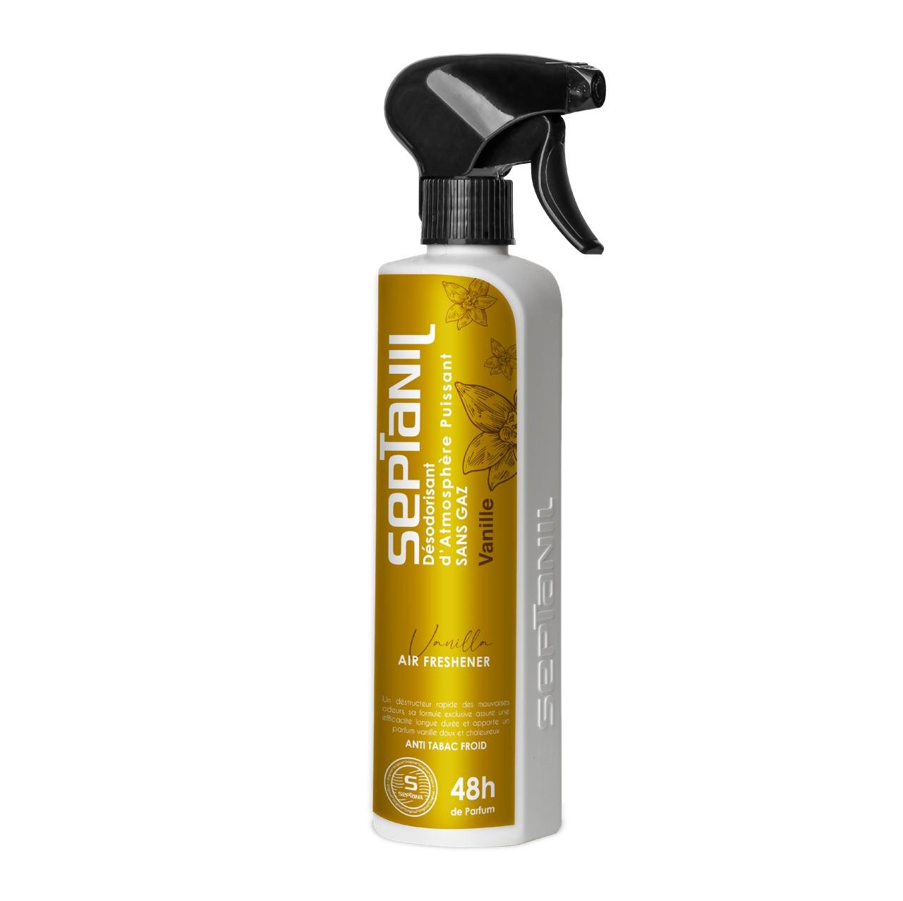 Septanil Desodorisant D'atmosphere Vanille 500ml 1 Septanil Desodorisant D'atmosphere Vanille 500ml