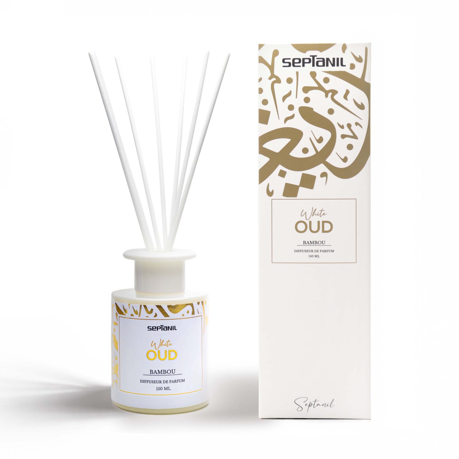 Septanil Diffuseur De Senteur En Bambou Oud White 150ml 1 Septanil Diffuseur De Senteur En Bambou Oud White 150ml
