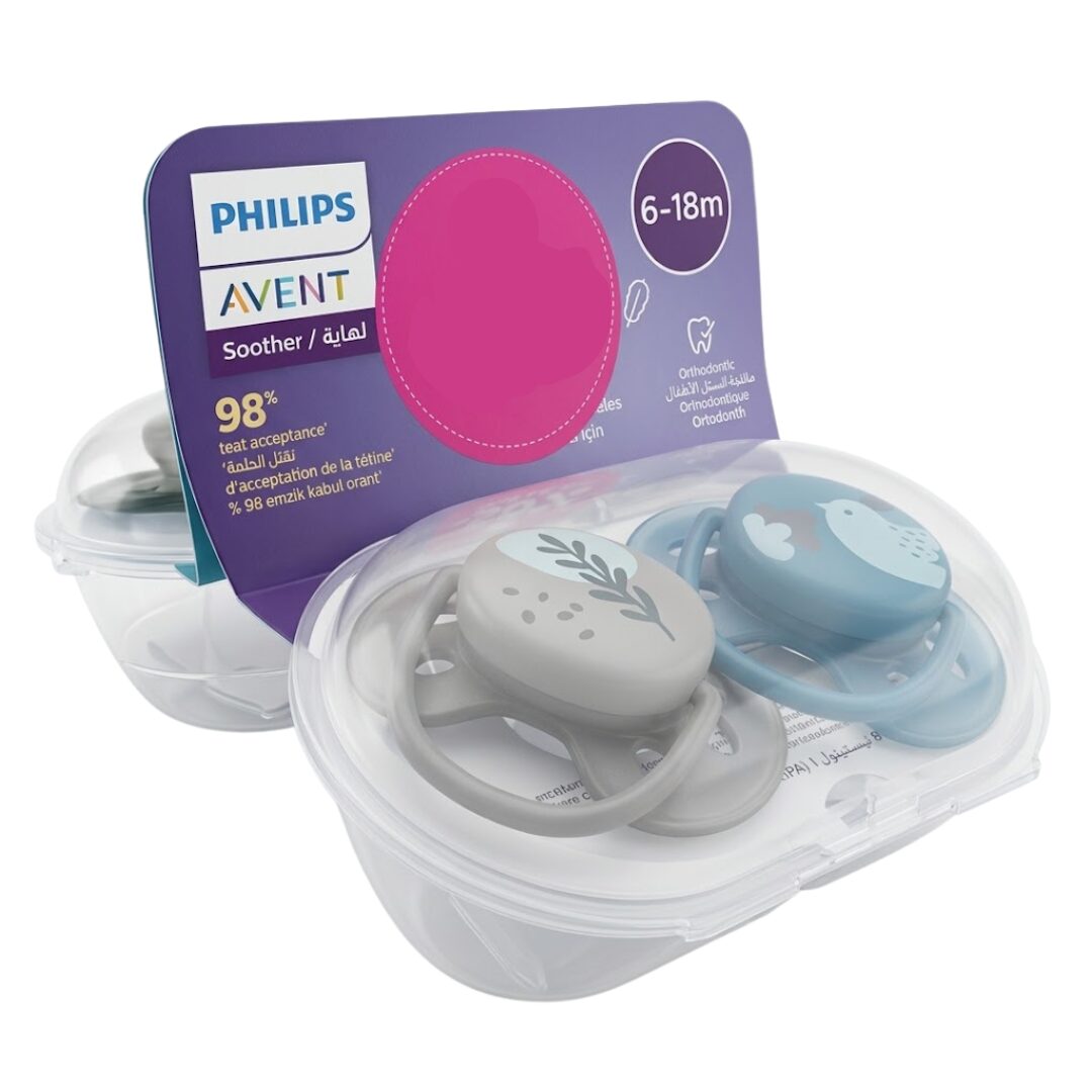 Avent Sucette Ortho 6-18M+Sucette Orthodonth 6-18 -50% Duo Pack Scf080