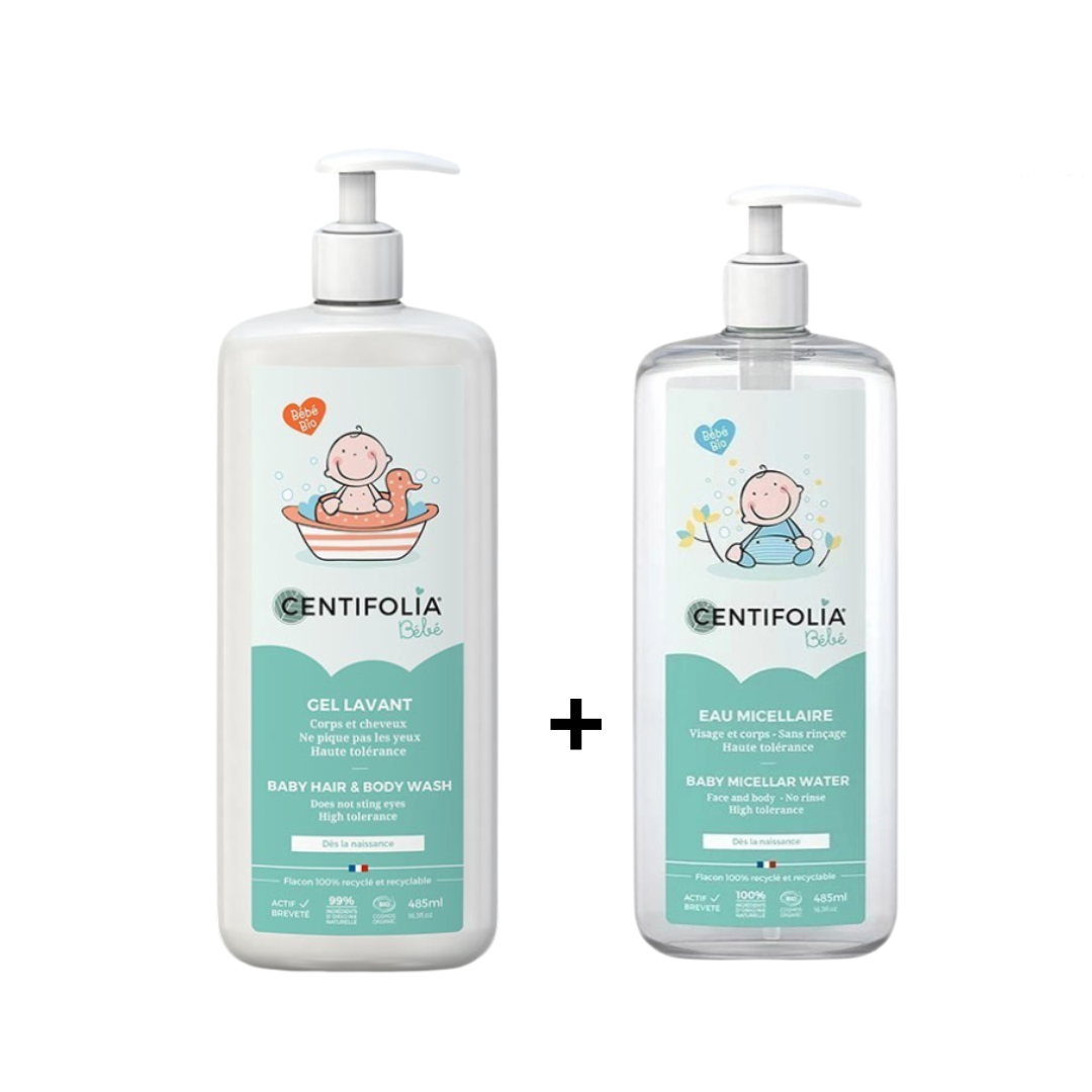 Centifolia duo pack bb " Gel lavant 485ml+eau micellaire 100ml"