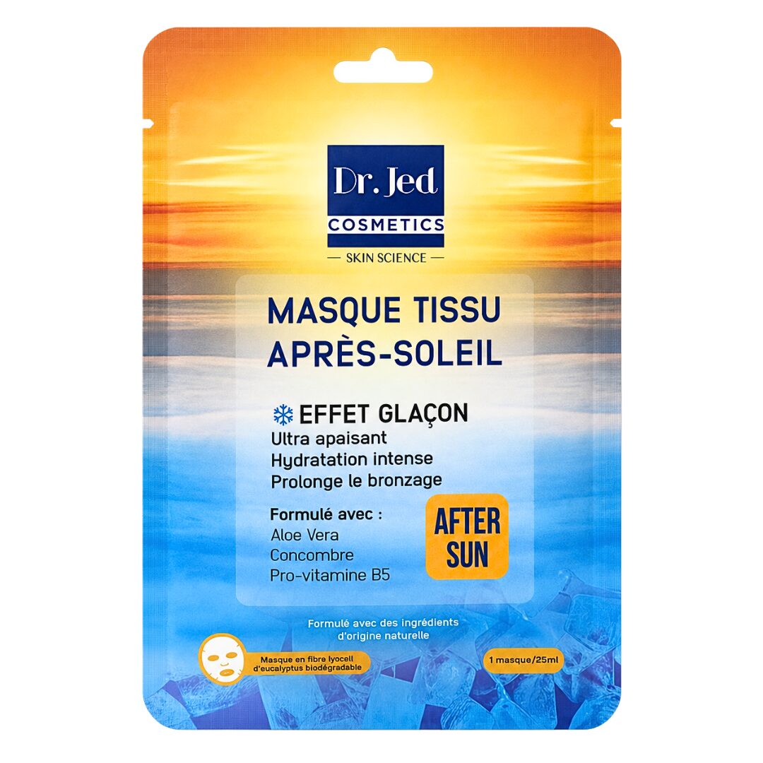 Dr Jed Masque Tissu Apres Soleil 25ml 1 Dr Jed Masque Tissu Apres Soleil 25ml