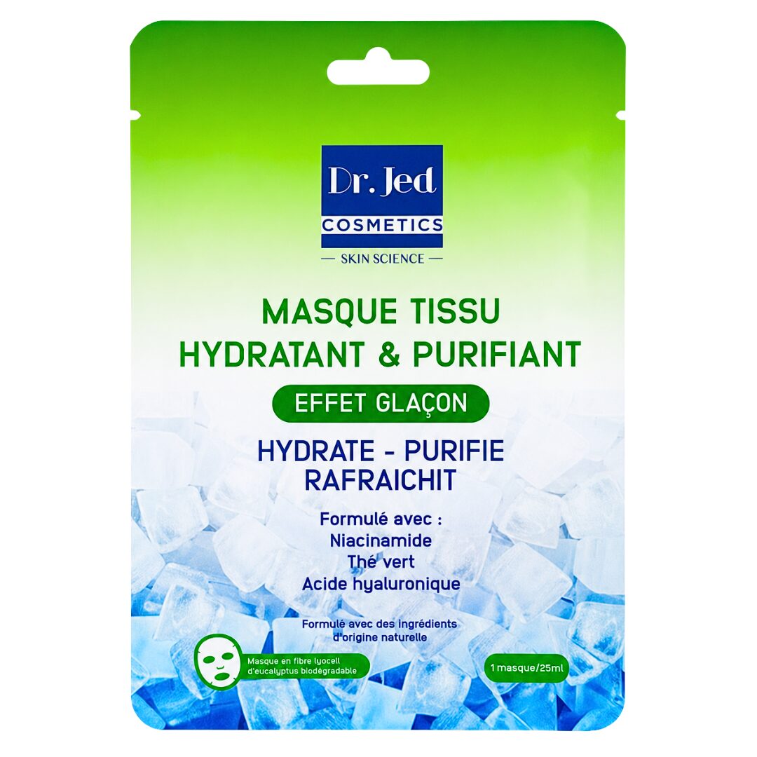 Dr Jed Masque Tissu Hydratant & Purifiant 25ml 1 Dr Jed Masque Tissu Hydratant & Purifiant 25ml