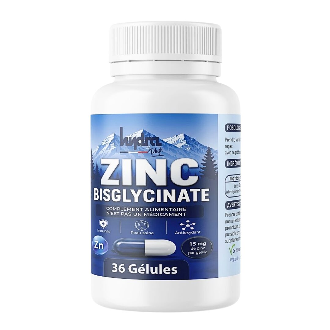 Hydra Plus Zinc Bisglycinate 15mg 36 Gelules 1 Hydra Plus Zinc Bisglycinate 15mg 36 Gelules